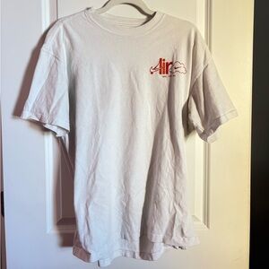 White Nike tee